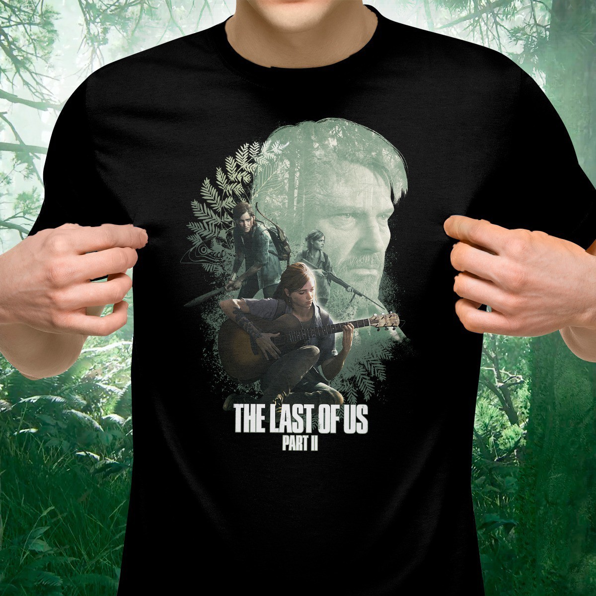 Camiseta Unissex : The Last Of Us Part II ( Ellie ) Camisa Geek - CD