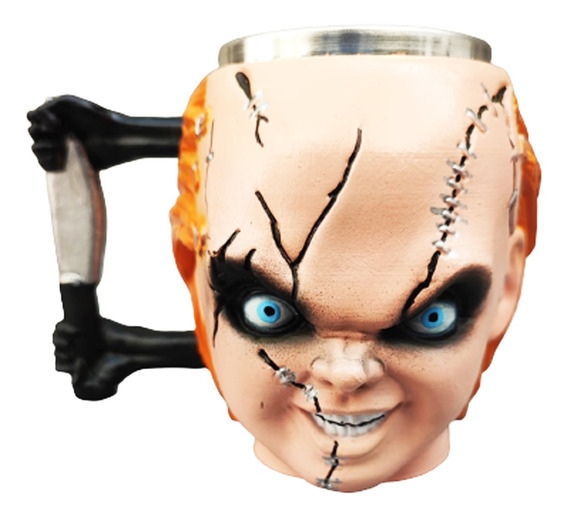Caneca 3D Chucky o Brinquedo Assassino Child's Play - CD