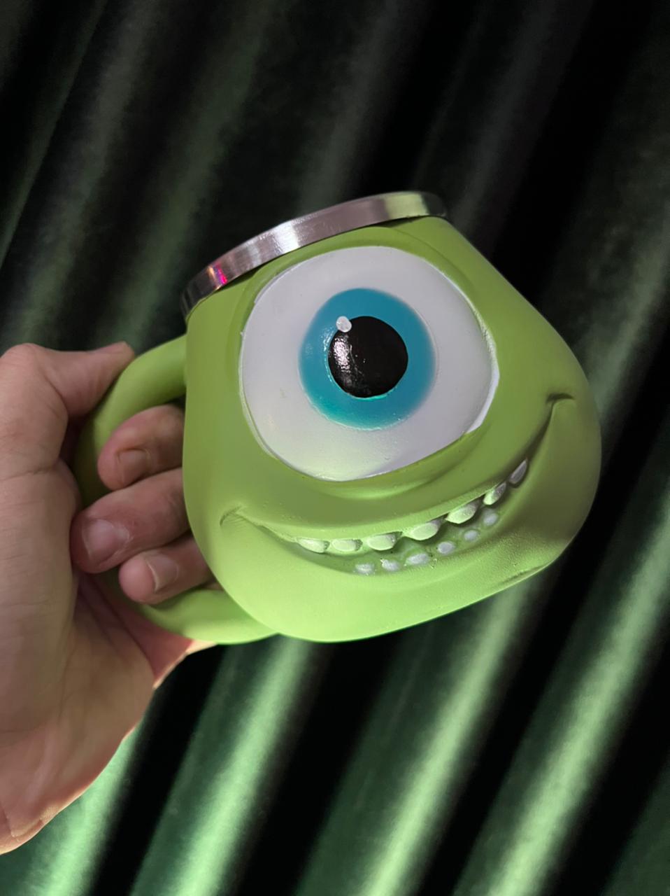 Caneca 3D Mike Wazowski: Universidade Monstros Disney Pixar - CD