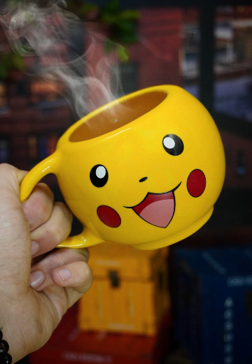 Caneca 3D Rosto Pikachu: Pokémon