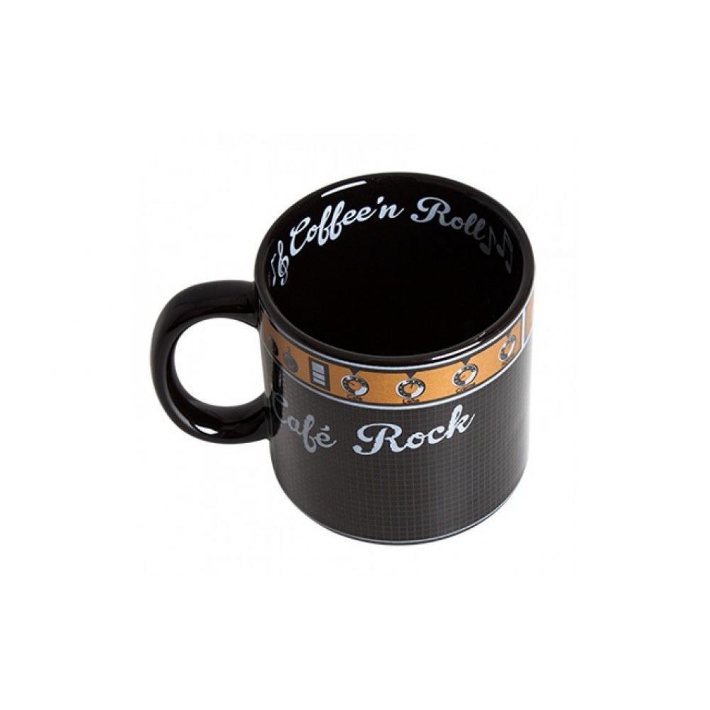 Caneca Amplificador Café Rock'N Roll (Coffee Rock) Preta