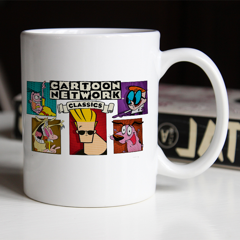 Caneca Cartoon Network Classics Du Dudu e Edu Johnny Bravo Dexter