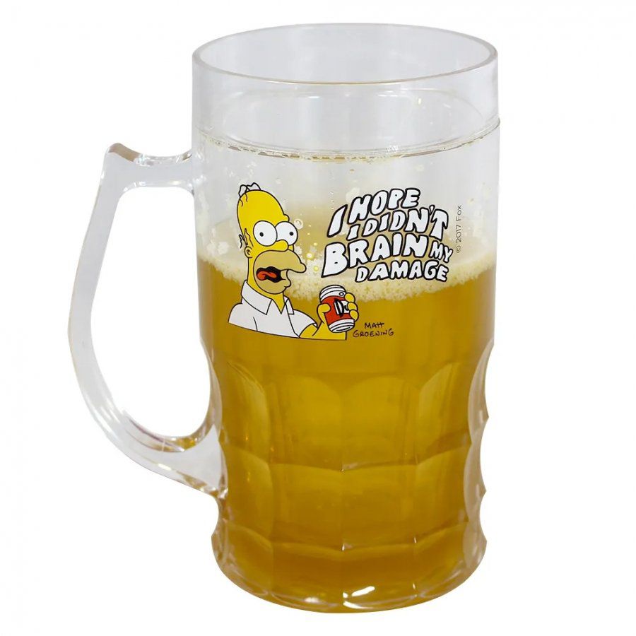 Caneca de Chopp Congelável Homer: Os Simpsons - (500ML)