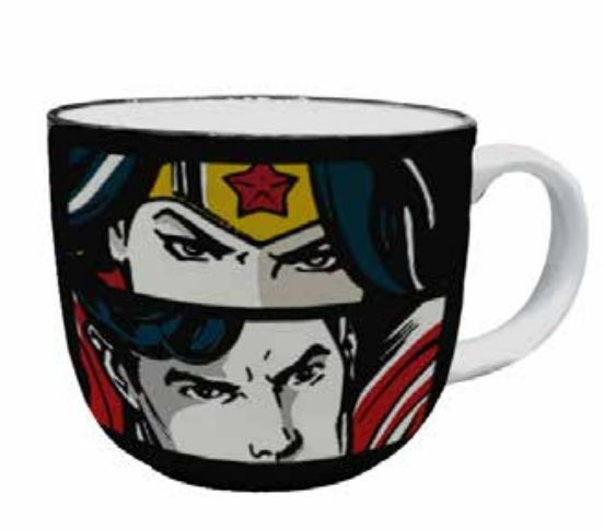 Caneca de Porcelana Heróis Mulher-Maravilha/Superman: Liga da Justiça (Justice League) - URBAN