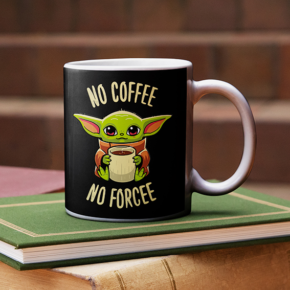 Caneca No Coffee No Force Baby Yoda: Star Wars - CD
