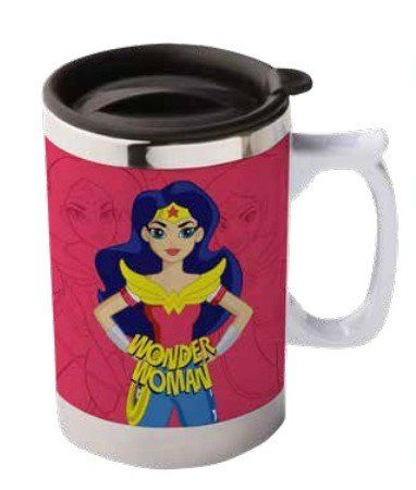 Caneca Térmica Mulher-Maravilha (Wonder Woman): DC SuperHero Girls - (400ML)