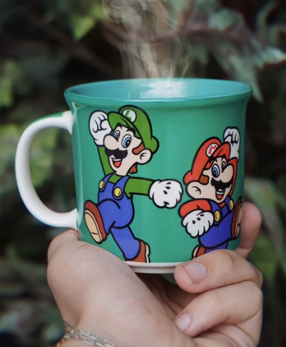 Caneca Tom Mario e Luigi: Super Mario Bros 350ml - Zona Criativa