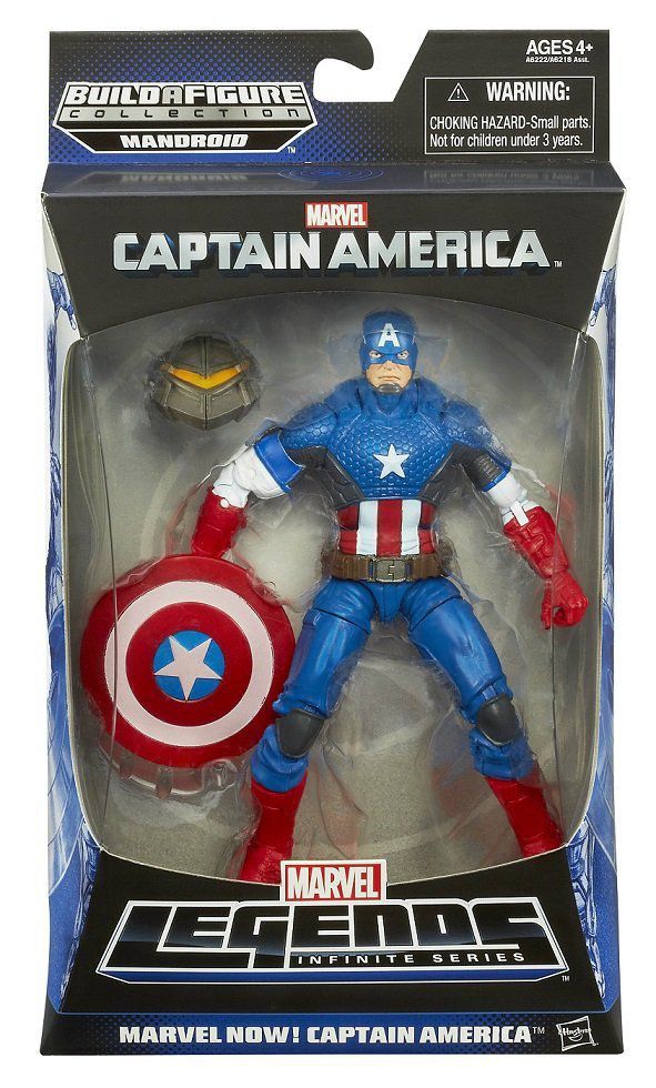 Capitão América Marvel Legends: Capitão América Marvel Now - Mandroid Baf