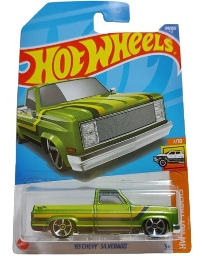 Carrinho Hot Wheels '83 Chevy Silverado HW Hot Trucks - Mattel