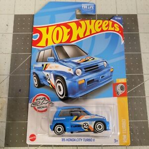 Carrinho Hot Wheels '85 Honda City Turbo II Azul - Mattel