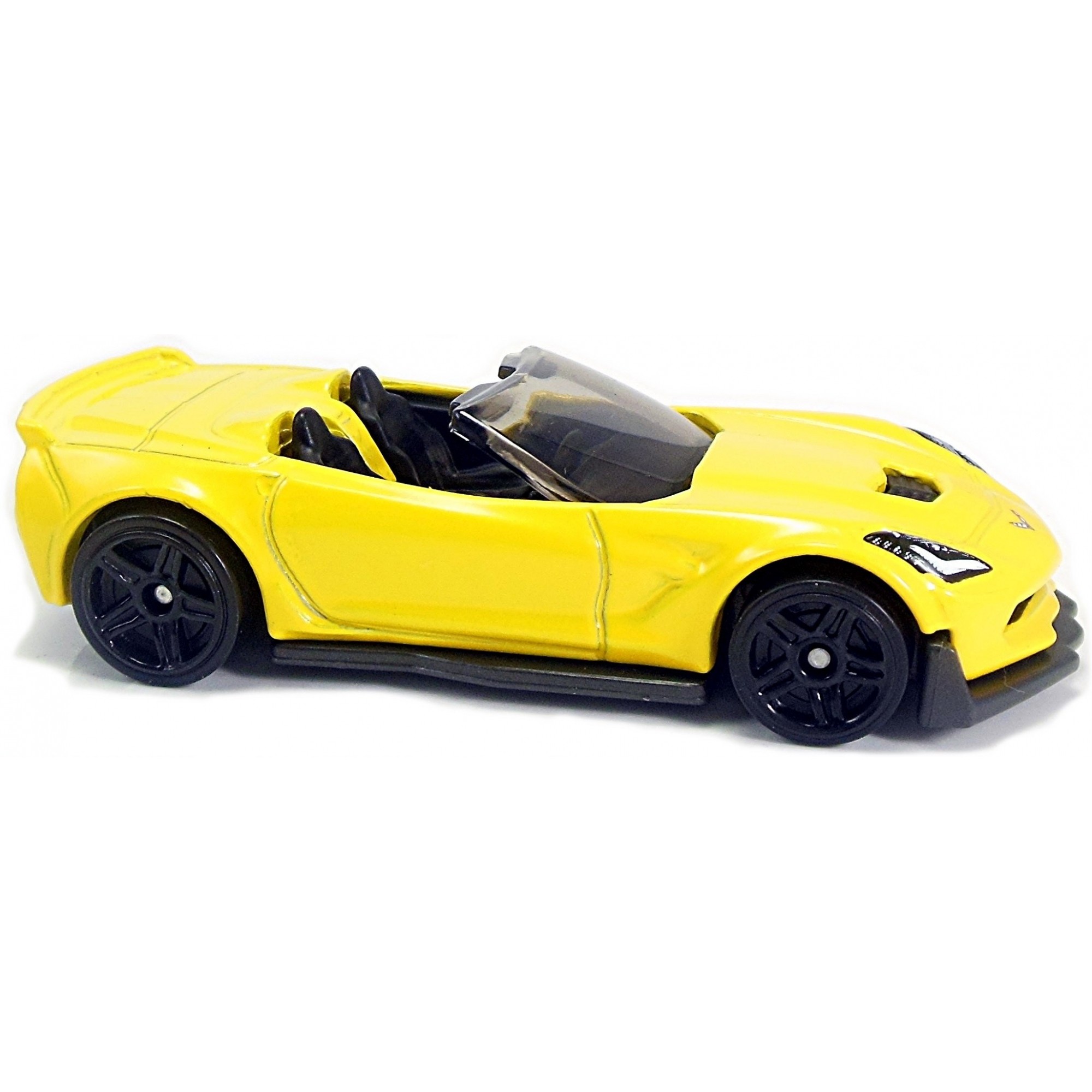 Carrinho Hot Wheels: Corvette C7 Z06 Convertible Amarelo - Mattel