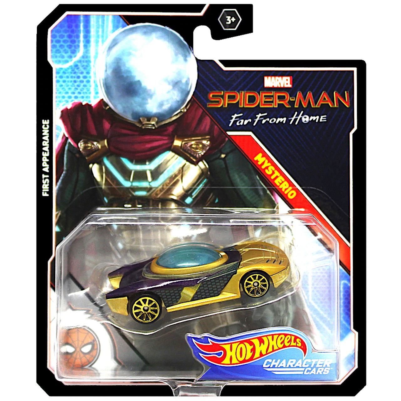 Carrinho Hot Wheels Mysterio: Homem - Aranha Longe de Casa ''Spider-Man Far From Home'' - Mattel