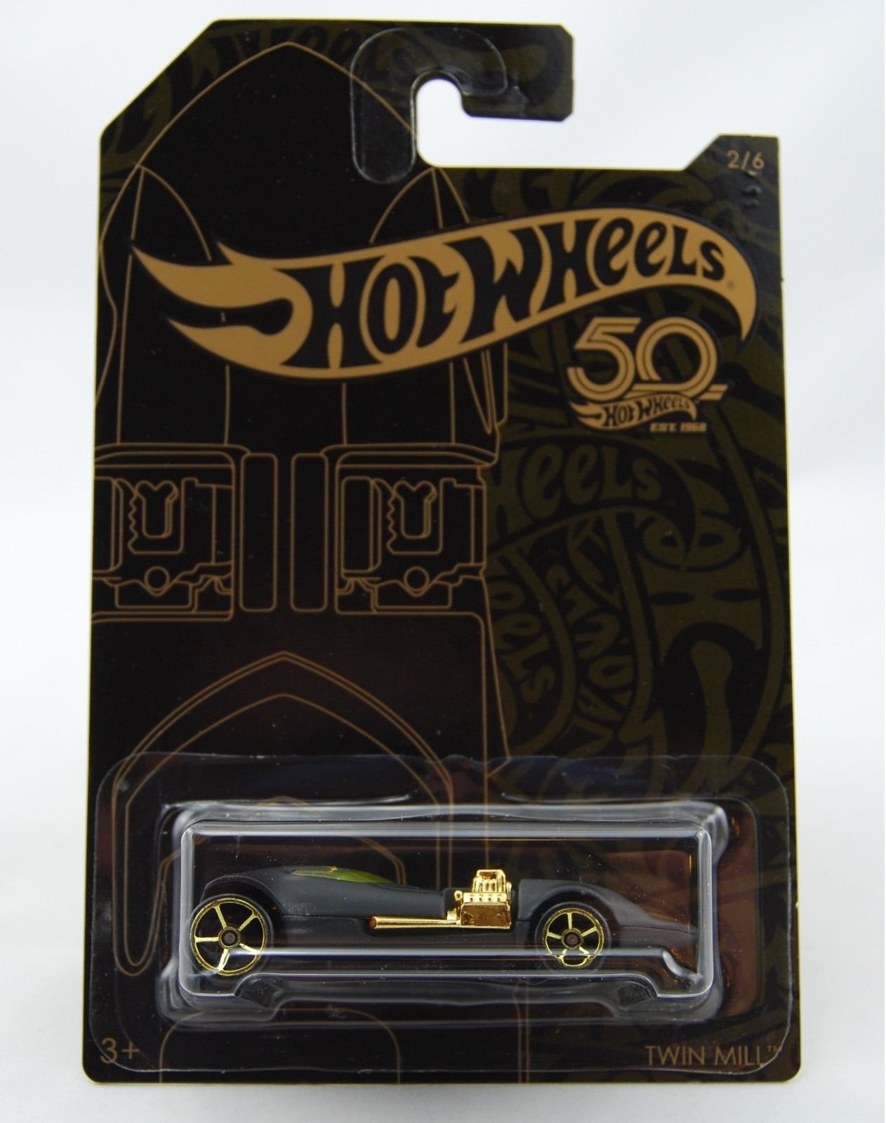 Carrinho Hot Wheels: Twin Mill (Hot Wheels 50 Anos) - Mattel
