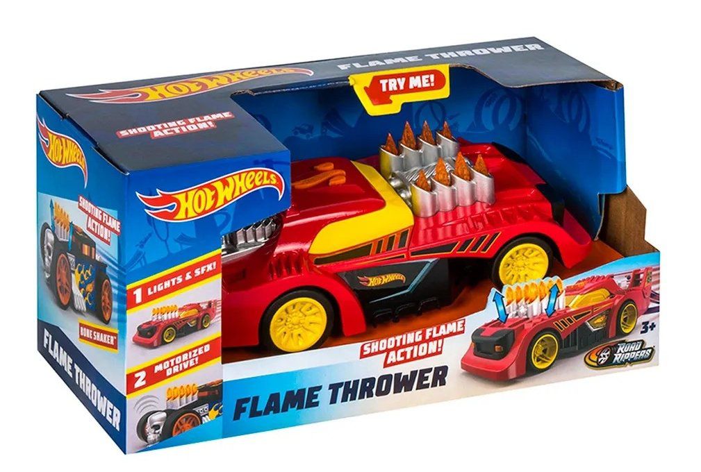 Carrinho Two Timer Flame Thrower (Bone Shaker) : Hot Wheels (Luzes E Sons) - DTC