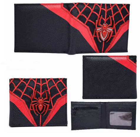 Carteira Emblema Homem Aranha Spider-Man Miles Morales Aranhaverso BioWorld