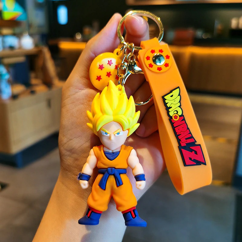 Chaveiro Boneco de Borracha Son Goku Super Saiyajin Dragon Ball Z Anime -  Toyshow Tudo de Marvel DC Netflix Geek Funko Pop Colecionáveis