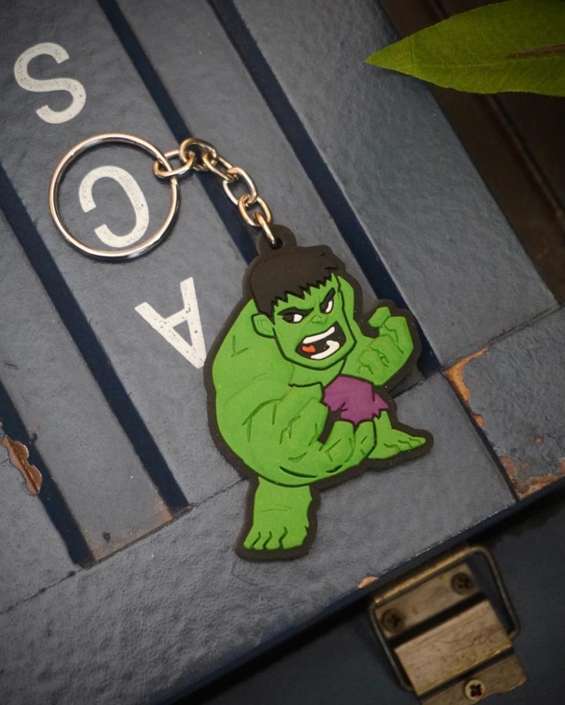 Chaveiro de Borracha Hulk
