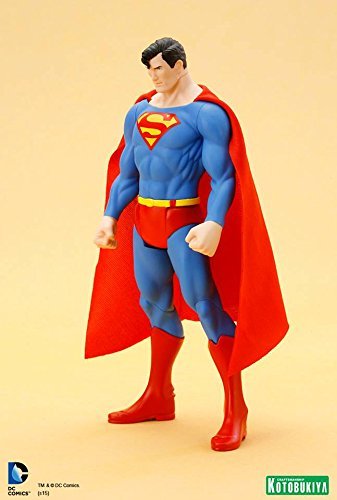 Estátua Superman Clássico: Super Powers ArtFX+Statue Escala 1/10 - Kotobukiya - CD