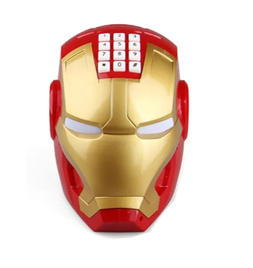 Cofre Capacete Homem de Ferro Iron Man: Vingadores Avengers com Senha de Segurança - MKP