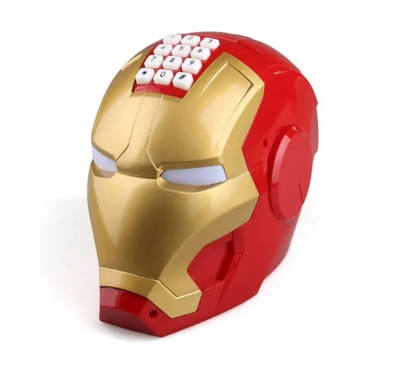 Cofre Capacete Homem de Ferro Iron Man: Vingadores Avengers com Senha de Segurança - MKP