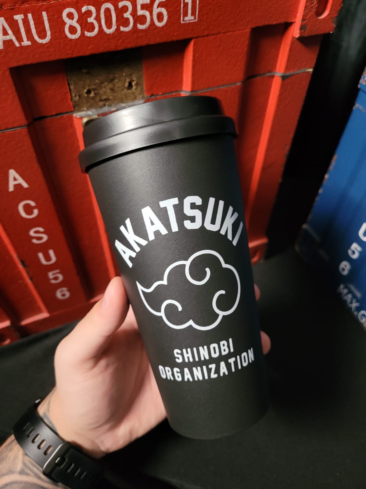 Copo Buck Para Café Akatsuki Shinobi Organization: Naruto Shippuden 400ml