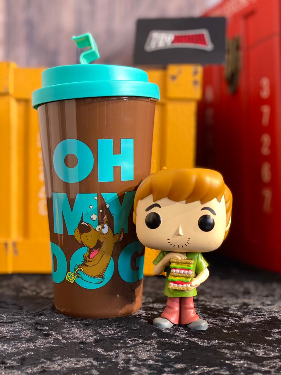 Copo Plástico Marrom: Scooby Doo My Dog - Urban