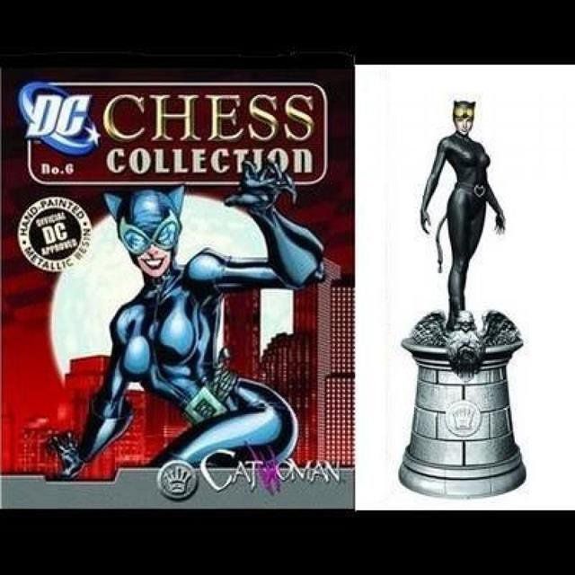 DC Chess - #5 Catwoman White Queen - Eaglemoss