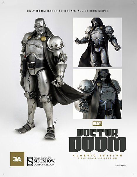 Boneco Doutor Destino (Doctor Doom) Classic - ThreeA Toys - CD