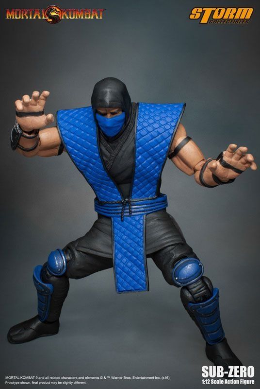 Boneco Sub-Zero: Mortal Kombat Classic 1/12 - Storm Collectibles