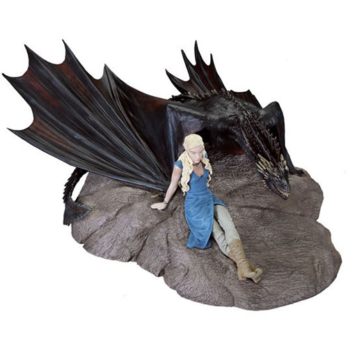 Estátua Daenerys And Drogon: Game Of Thrones - Dark Horse (Apenas Venda Online)