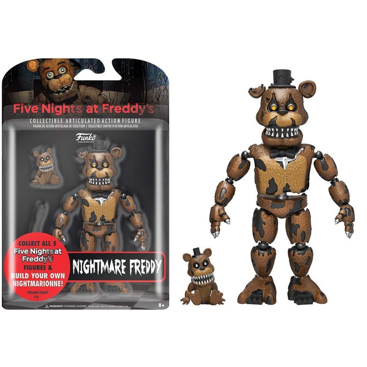 Funko Boneco Nightmare Freddy: Five Nights at Freddy's (FNAF) - Funko - MKP