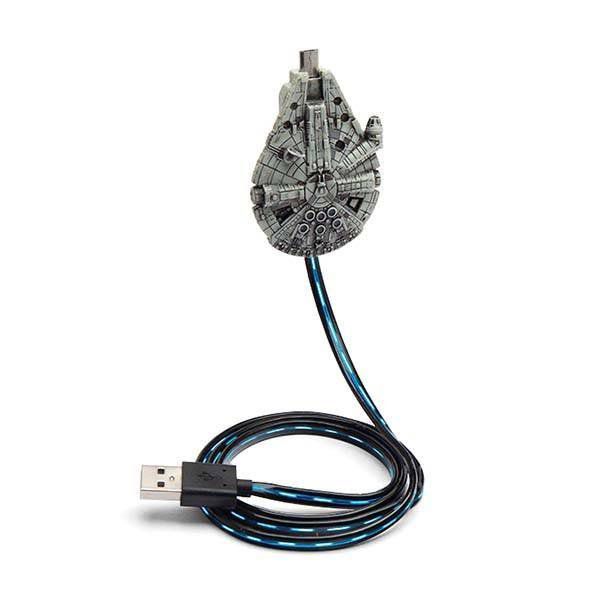 Em Breve: Micro Cabo Carregador USB Millennium Falcon: Star Wars