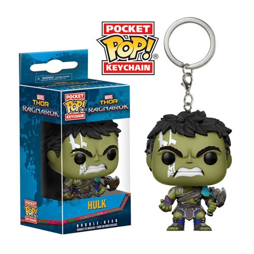Funko Pocket Pop Keychains (Chaveiro) Hulk Gladiador (Gladiator): Thor Ragnarok - Funko
