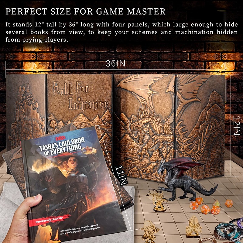 Escudo Do Mestre Dungeon Master DM Screen: Dungeons & Dragons D&D RPG - MKP
