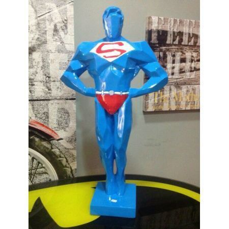 Escultura Superman (Azul)
