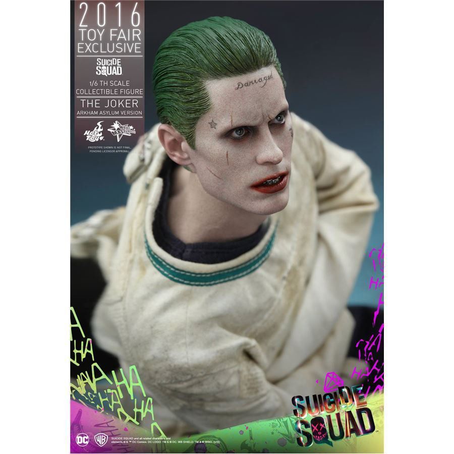 Action Figure Coringa (Joker) Versão Arkham Asylum: Suicide Squad (Esquadrão Suicida) MMS373 ( Escala 1/6) - Hot Toys - CDL