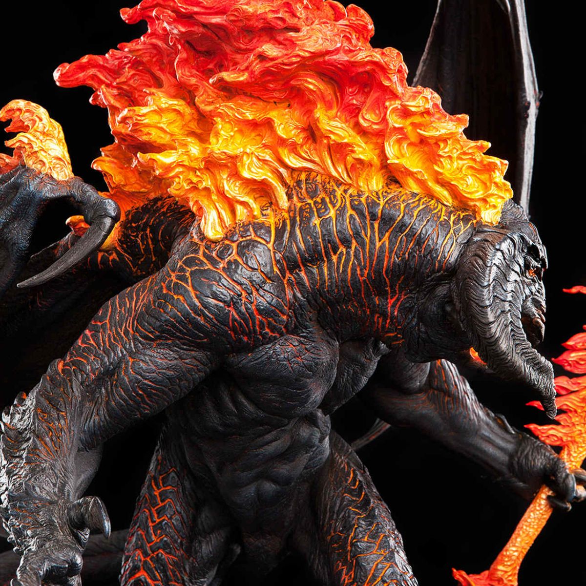 Estátua Balrog Demon of Shadow & Flame: O Senhor dos Anéis - WETA - CD