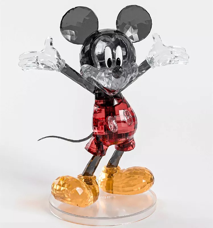 Estátua de Cristal Mickey: Mickey Mouse & Friends 13cm 35 Peças Mega Saldão 2024 - MKP