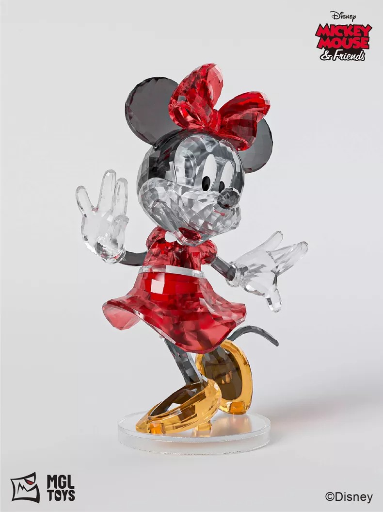 Estátua de Cristal Minnie: Mickey Mouse & Friends 13cm 34 Peças Black Friday - MKP