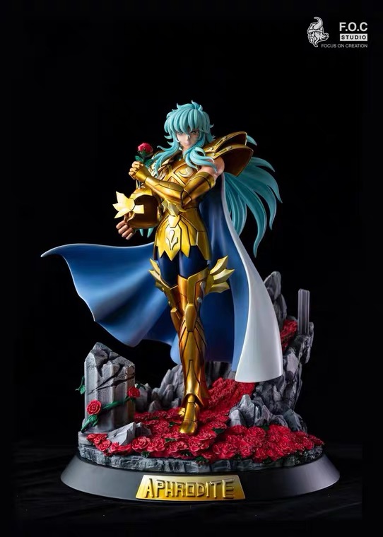 Estátua Diorama Afrodite de Peixes: Os Cavaleiros do Zodíaco Saint Seiya Escala 1/6 Anime Manga F.O.C Studio - MKP