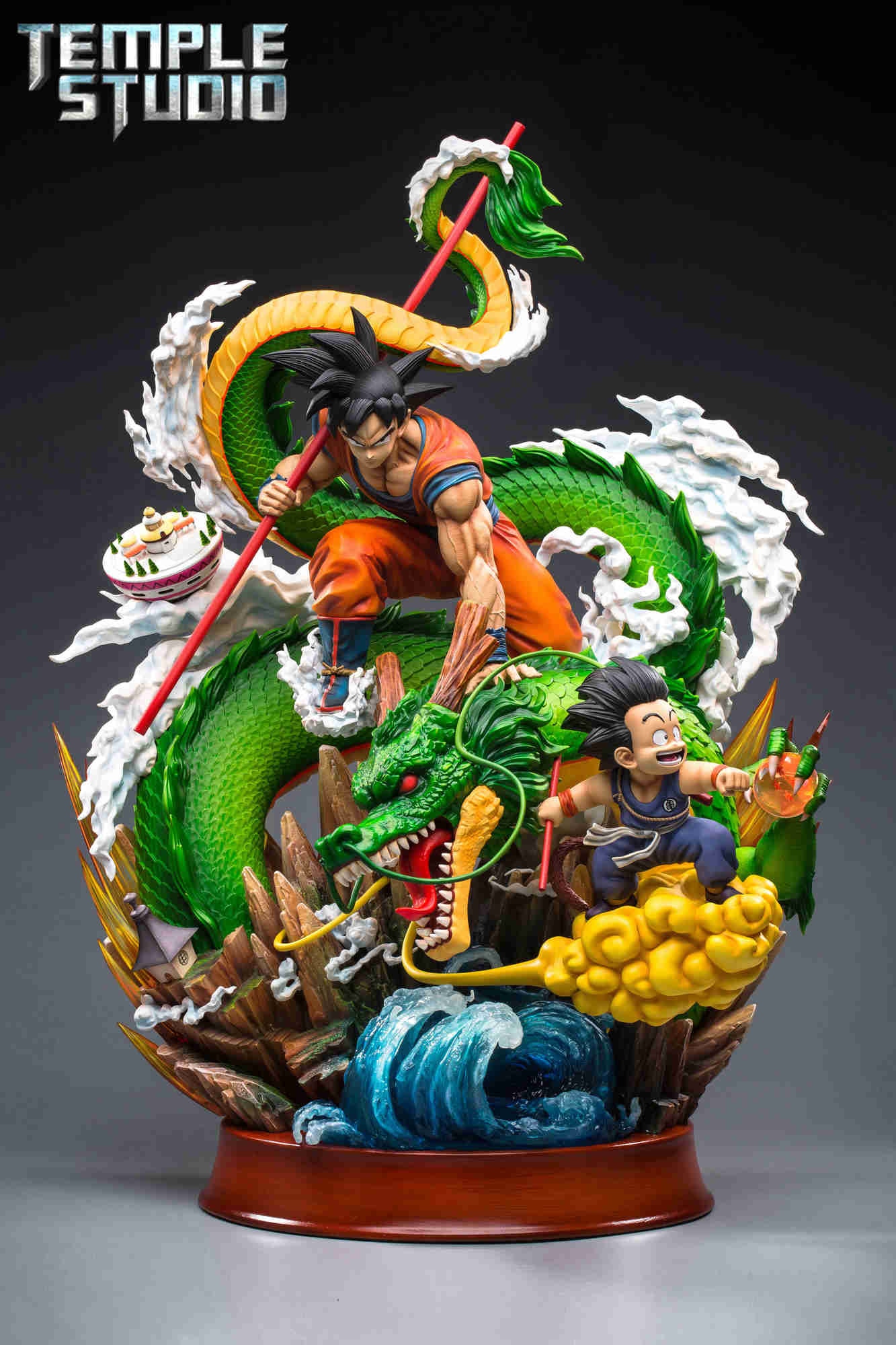 Estátua Diorama Son Goku Kakaroto Shenlong: Dragon Ball Z Anime Mangá  Temple Studio - MKP - Toyshow Tudo de Marvel DC Netflix Geek Funko Pop  Colecionáveis