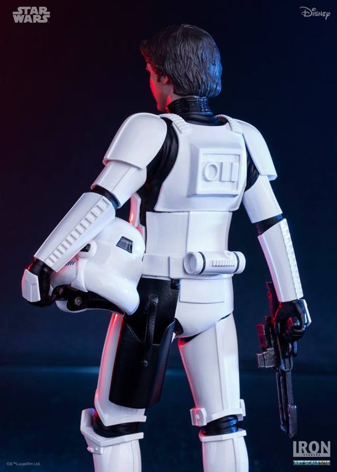 Estátua Han Solo Stormtrooper Disguise: Star Wars Episódio 4: Uma Nova Esperança Escala 1/10 - Iron Studios - CD