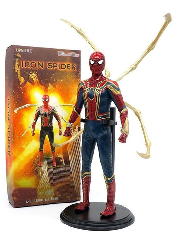 Action Figure Estátua Homem Aranha Spider Man Iron Spider: Vingadores Ultimato Avengers Endgame Escala 1/6 - Empire Toys Estilo Hot Toys