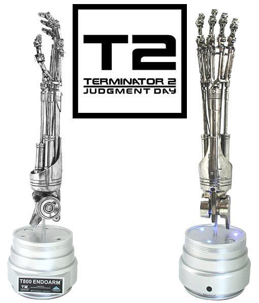 Estatua Réplica Braço Endoesqueleto Endoskeleton Arm T-800: Exterminador do Futuro Escala 1/1 - MKP