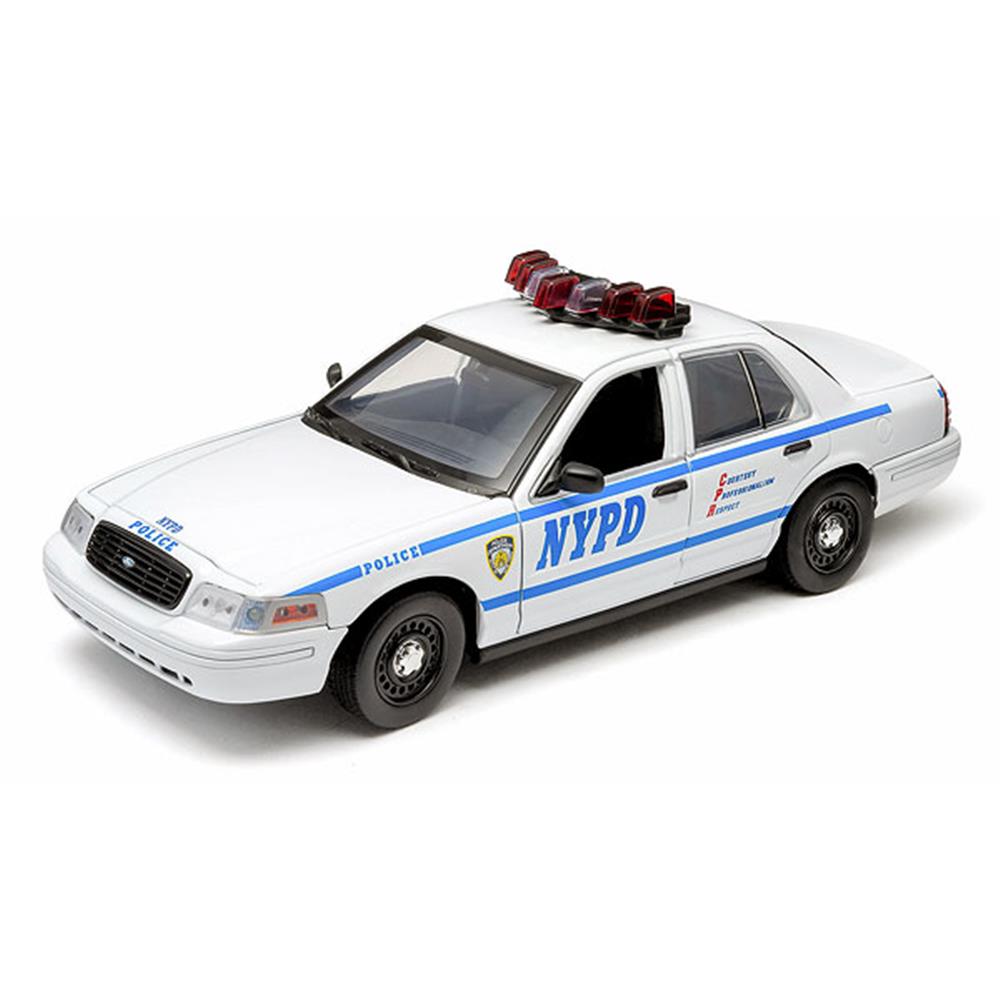 Ford Crown Branco NYPD - GreenLight