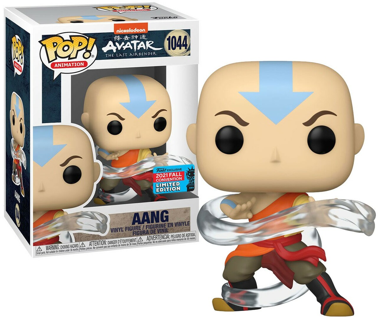 Funko Pop! Aang: Avatar The Last Airbender 2021 Fall Outono Limited Edition #1044 - Funko
