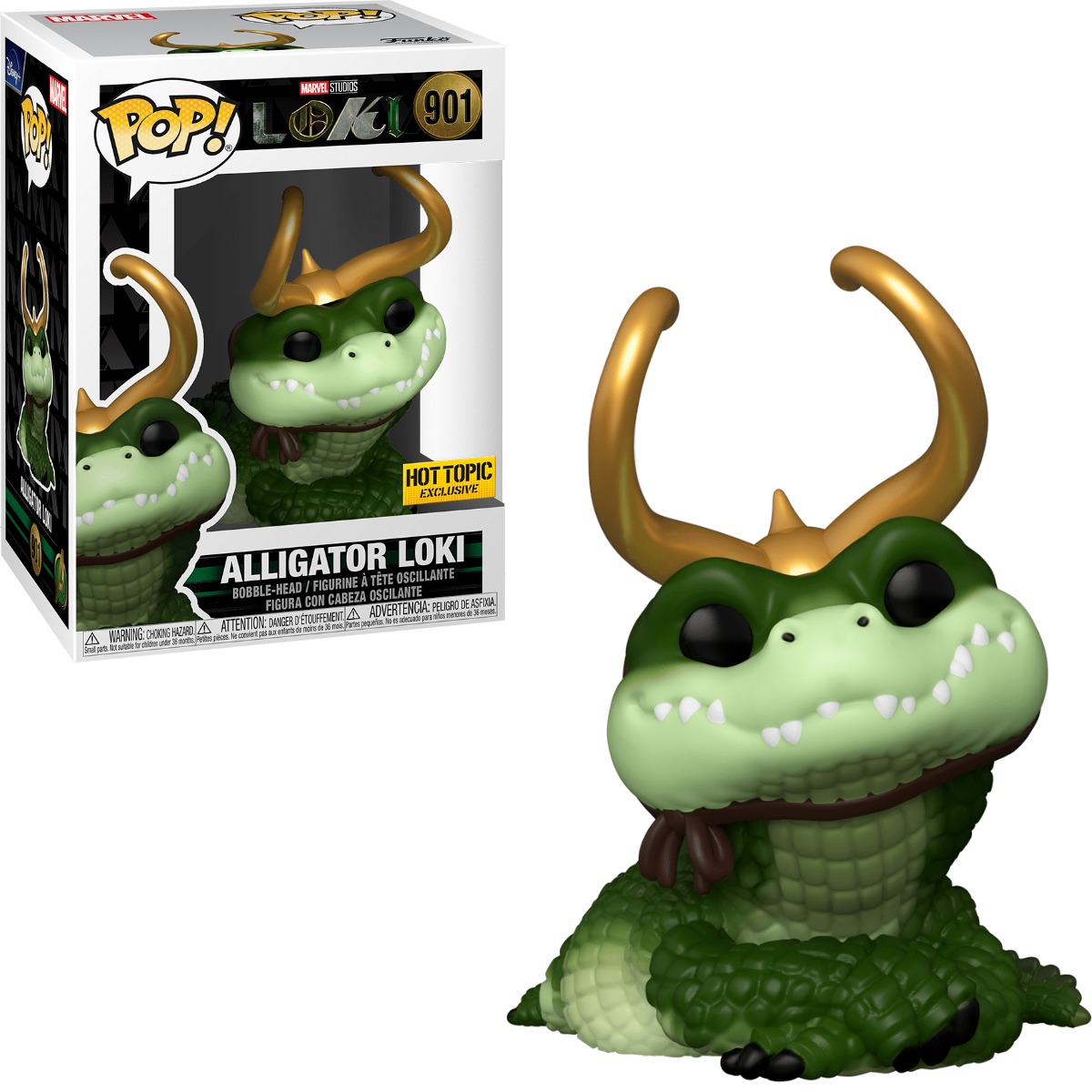 Funko Pop! Alligator loki 901: Loki Disney+ Hot Topic Exclusive Exclusivo #901 - Funko