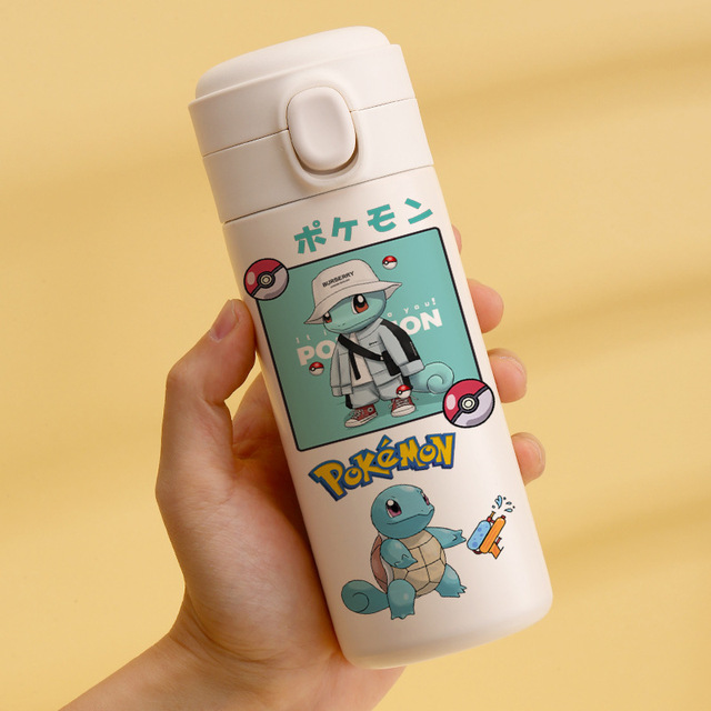 Garrafa Térmica Aço Inox Squirtle: Pokémon 450ml - MKP