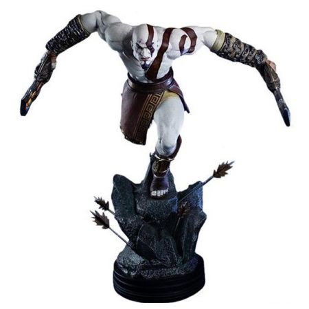 God Of War Lunging Kratos Estátua Escala 1/4 - Gaming Heads
