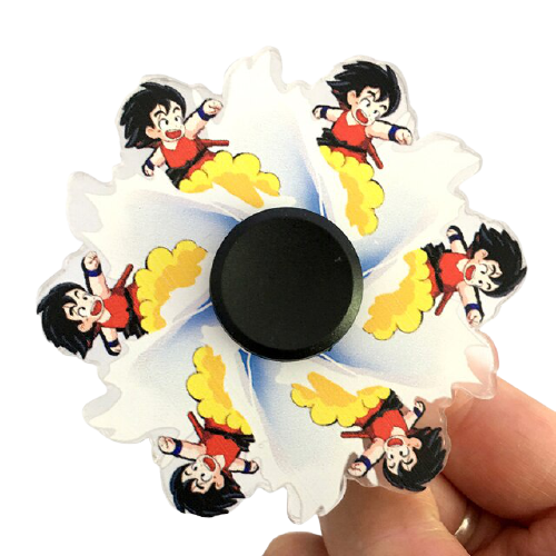 Hand Spinner Motion Son Goku Na Nuvem Voadora: Dragon Ball - Rolamento Anti Estresse Fidget Hand Spinner